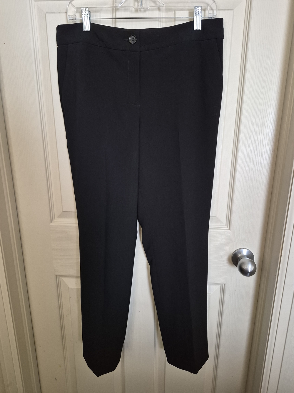 Size 8P Talbots Women's Classic Black Dress Pants - Tailored Fit